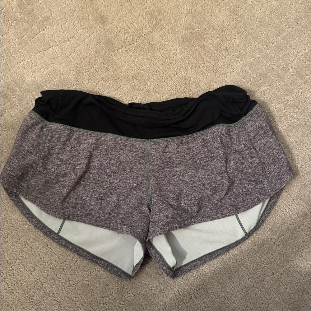 Lululemon Women's Heather Gray Athletic Shorts
